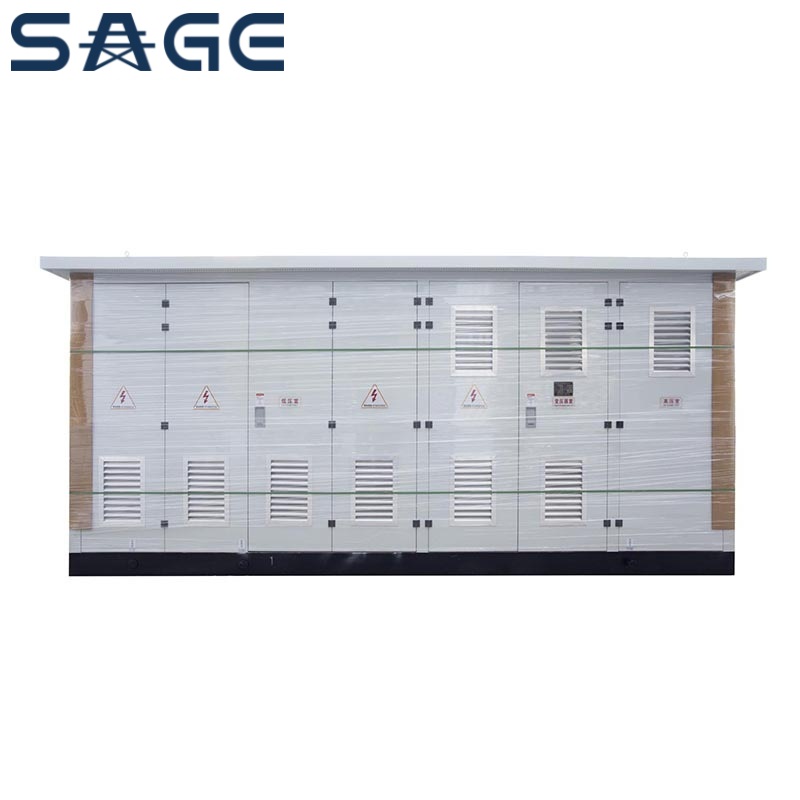 Sous-station compacte pr&eacute;fabriqu&eacute;e intelligente avec syst&egrave;me Scada jusqu'&agrave; 35 kv
